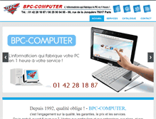 Tablet Screenshot of bpc-computer.fr
